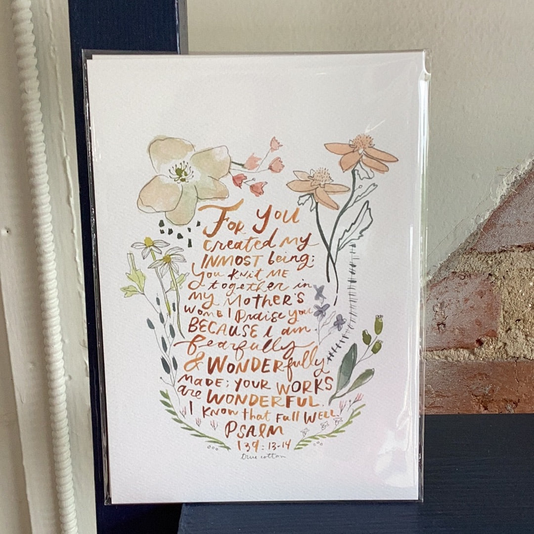 Psalm 139 Print