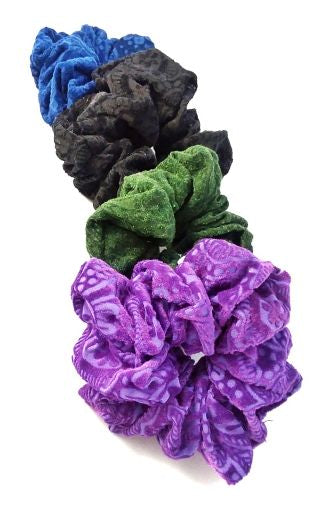 Velvet scrunchie