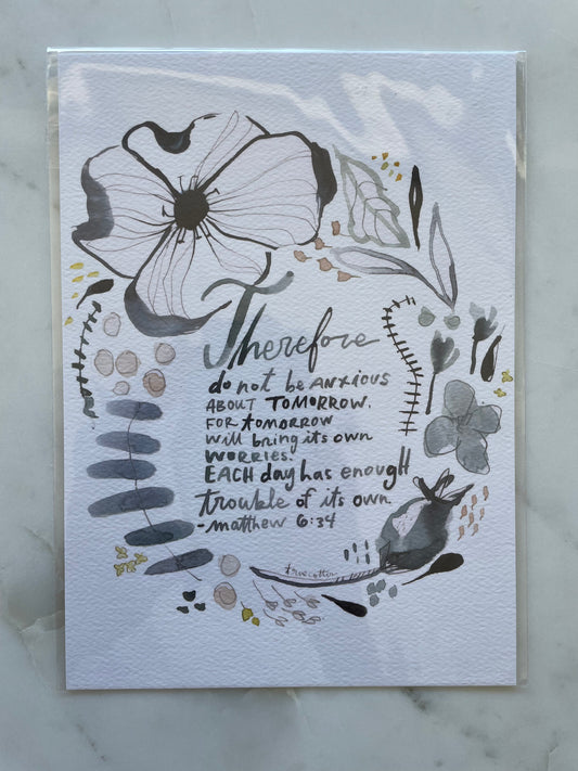 Matthew 6:34 Print
