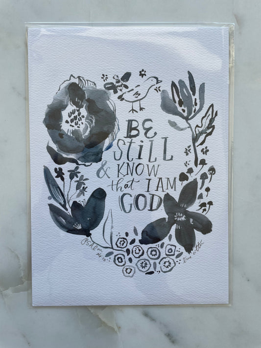 Psalm 46:10 Print