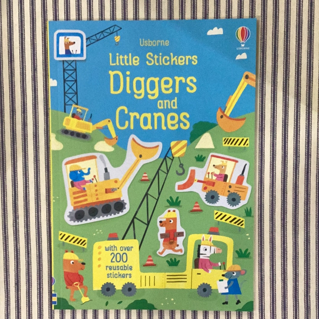 Little Stickers Diggers and Cranes