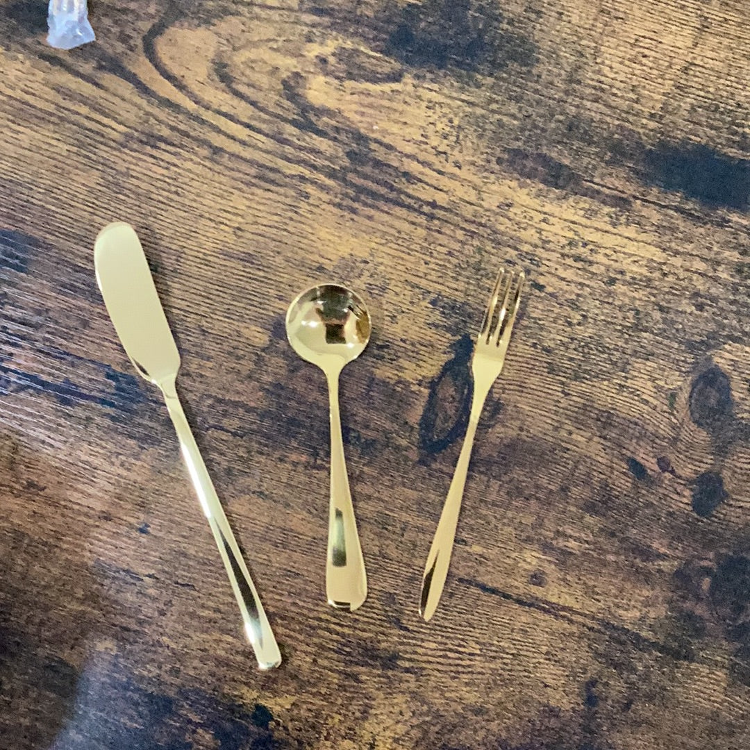 Gold Charcuterie Utensils