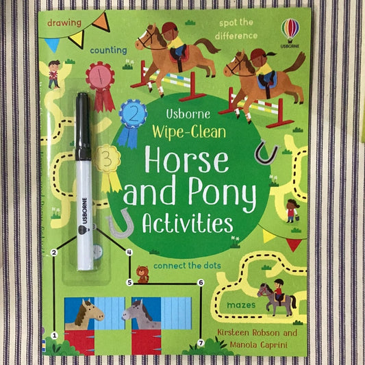 Wipe Clean Horse and Pony
