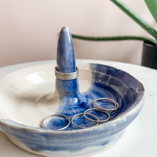 Silver Sparkle Stacking Ring