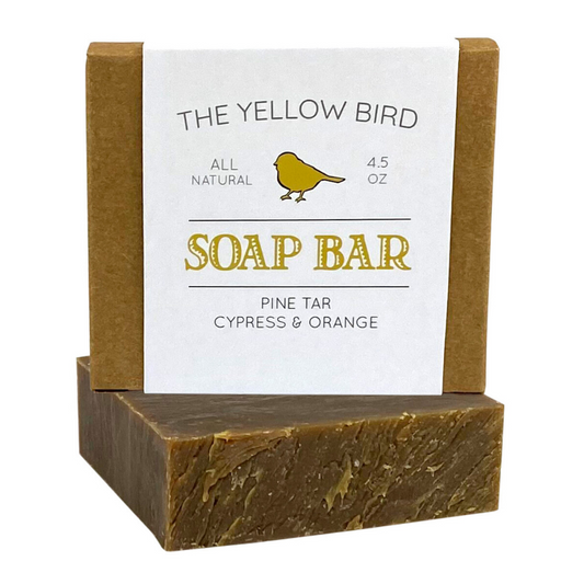 Pine Tar, Cypress, Orange Soap Bar