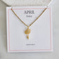 Birth Flower Necklaces - Waterproof