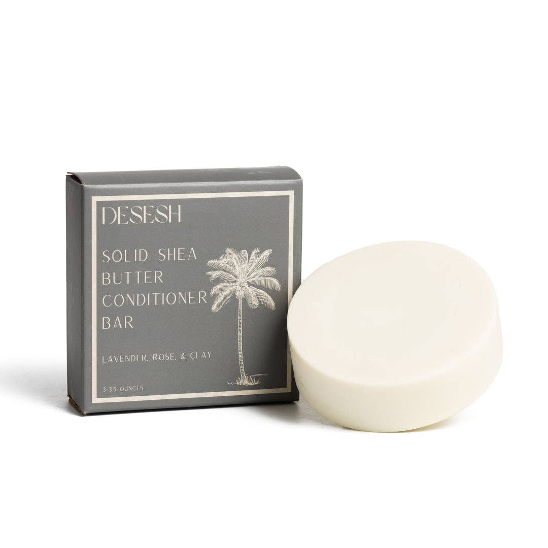 Solid XL Shea Butter Conditioner Bar (Natural Fragrances)