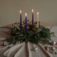 Pair of Hand-Dipped Beeswax Taper Candles