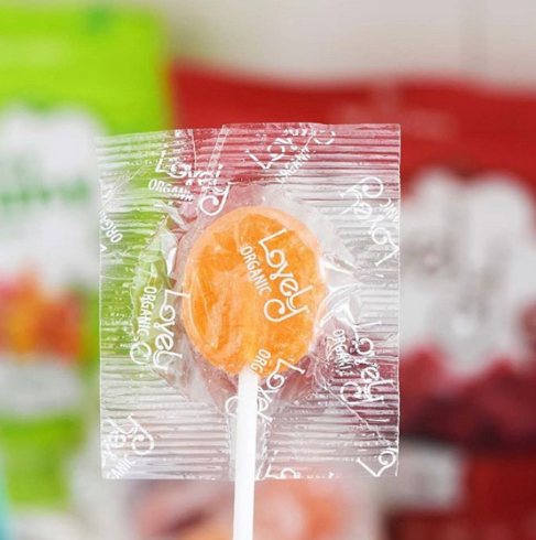 Organic Lollipops - Natural Candy, Gluten Free, No Dyes