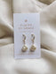 The "Jaymie" Earrings I Pearl Huggies