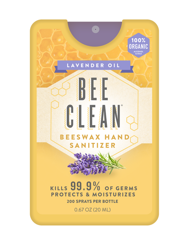 Organic Beeswax Bee Clean Hand Sanitizer Spray 12 pack