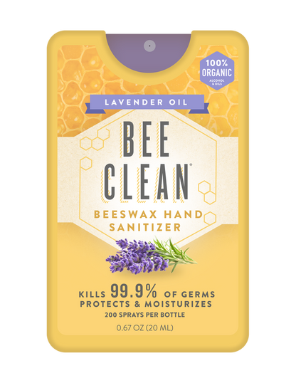 Organic Beeswax Bee Clean Hand Sanitizer Spray 12 pack