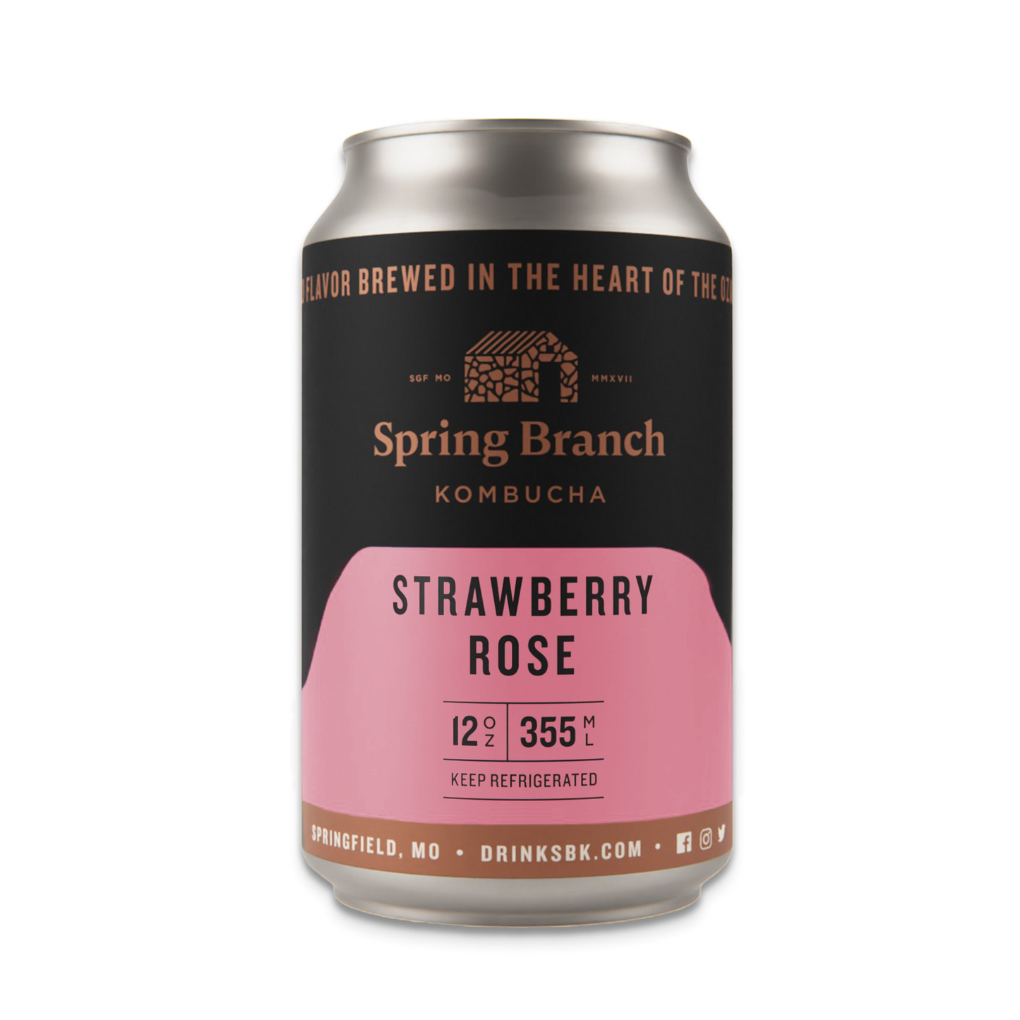 Strawberry Rose Kombucha