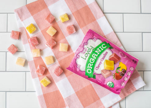 Organic Chewy Candies - Gluten Free Candy, No Dyes