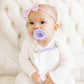 Cutie PAT Flat (0m+) Pacifier + Teether