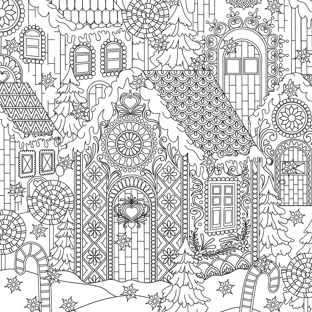 Mandala Art: Yuletide