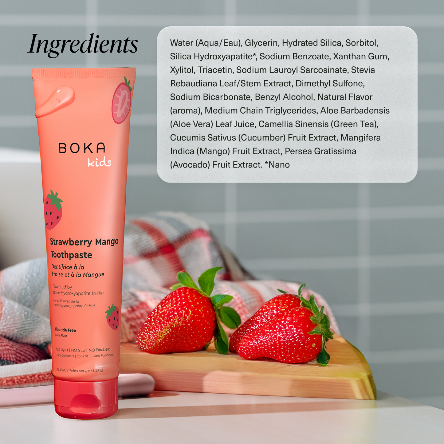 Strawberry Mango n-Ha Toothpaste