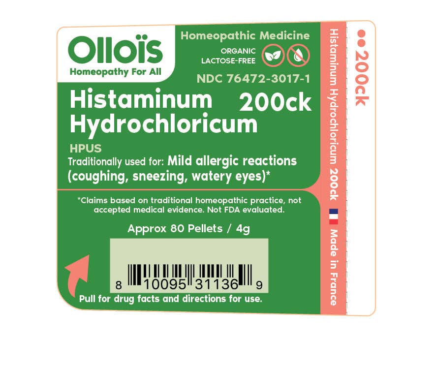 Olloïs Histaminum Hydrochloricum 200CK Vegan Organic, 80 Pel