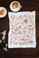 Autumn Woods Pumpkin Tea Towel