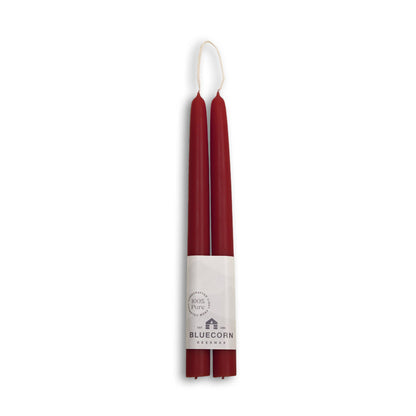 Pair of Hand-Dipped Beeswax Taper Candles