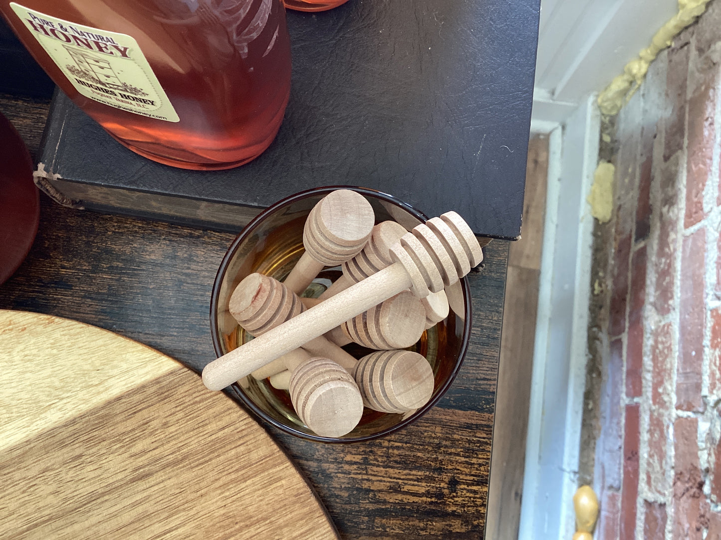 Wooden Honey Dipper
