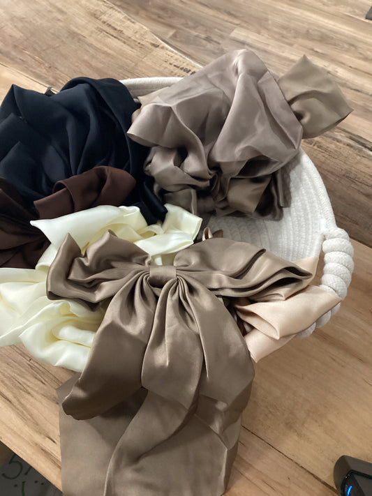 Satin Bow with Clip