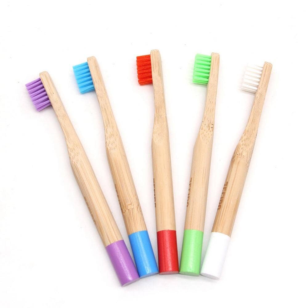 Bamboo Kid's Toothbrush - Green