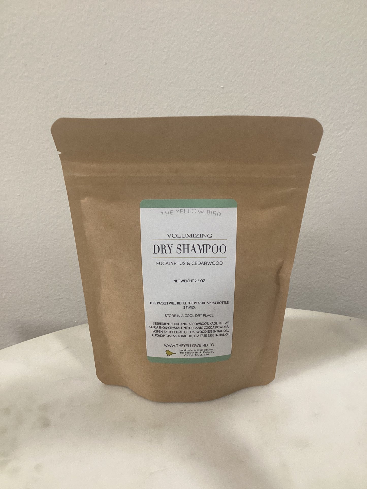 Eucalyptus Dry Shampoo refill bag