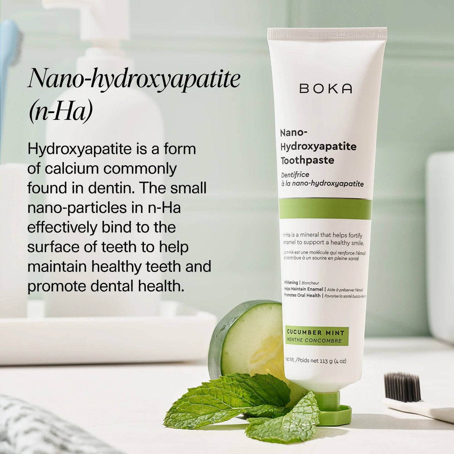 Cucumber Mint n-Ha Toothpaste