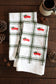 Red Truck Christmas Tree Tea Towel