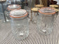 Hinged Lid Wide Mouth Jar