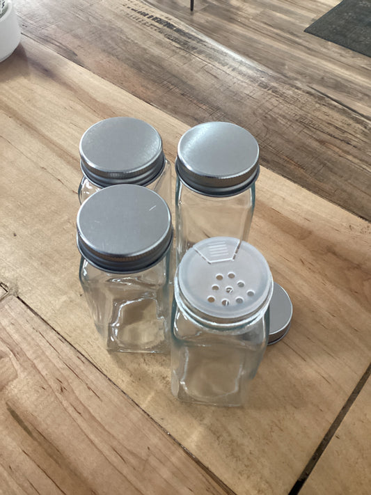 Glass Sprinkle Jars