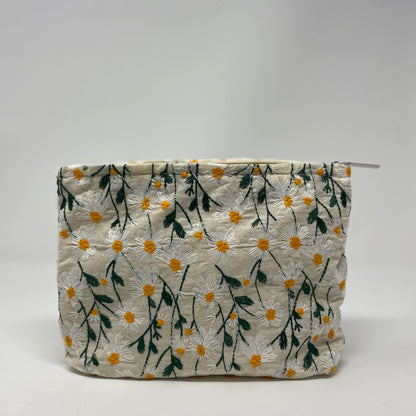 Embroidered Cloth Zipper Bag