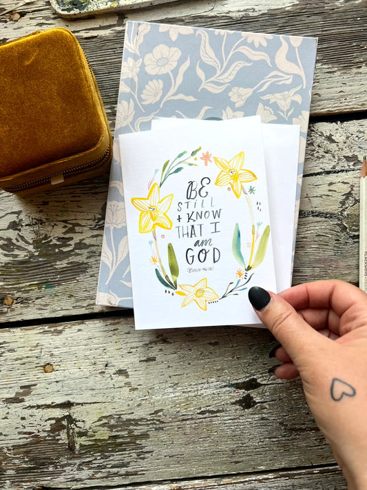 Be still and know card