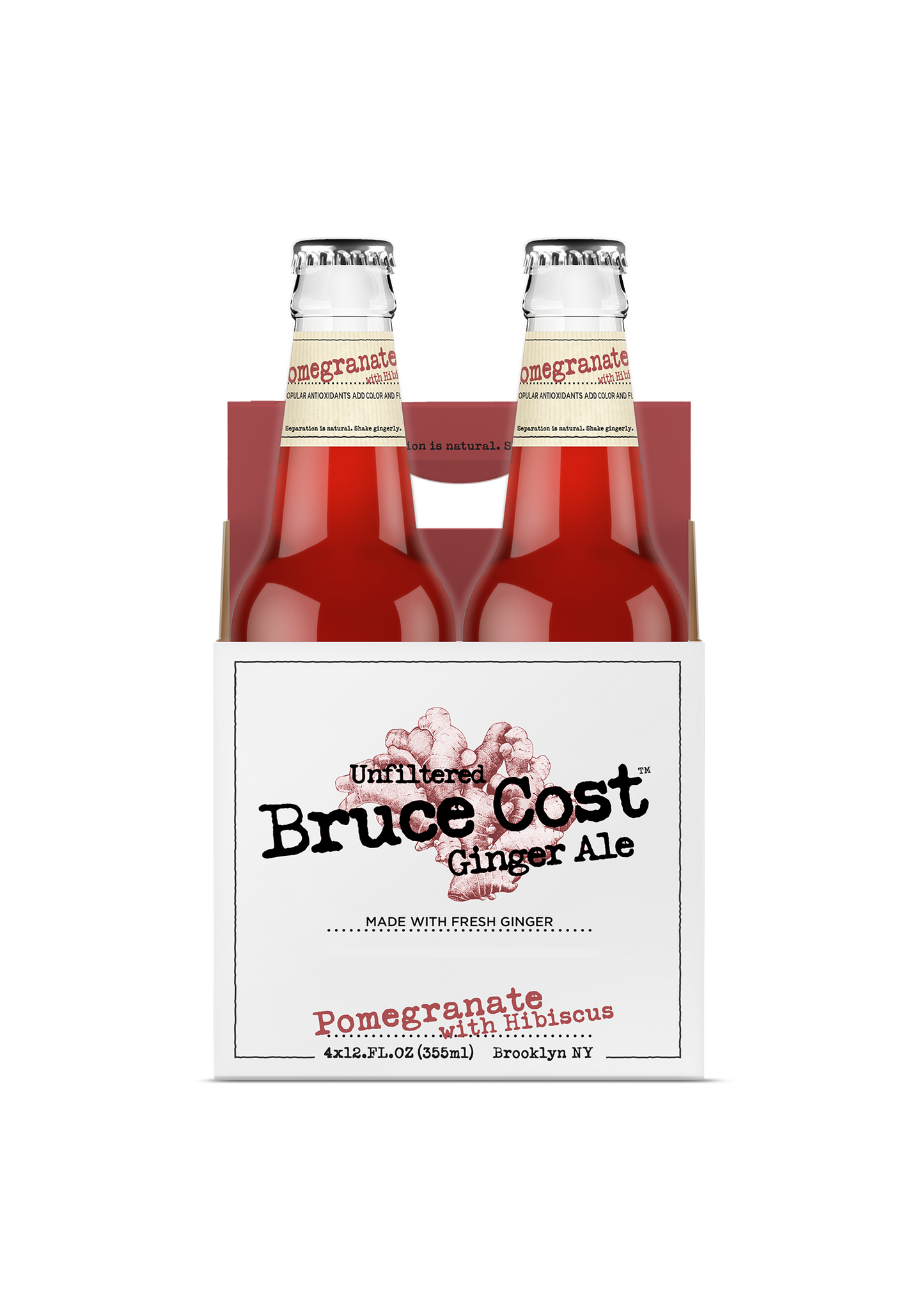 Bruce Cost Ginger Ale - Pomegranate w/ Hibiscus