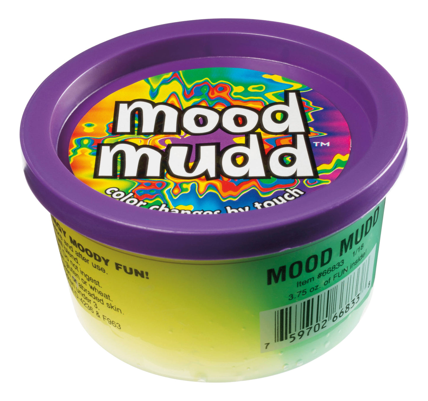 Mood Mudd, Soft Dough, Color Changing, 4 oz
