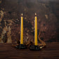 Pair of Hand-Dipped Beeswax Taper Candles