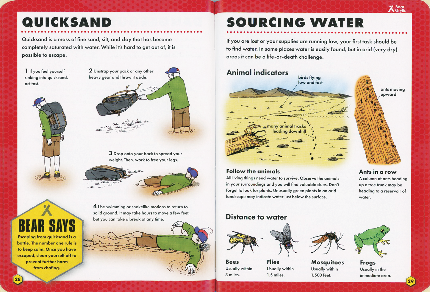 Bear Grylls Outdoor Skills Handbook: Dangers and Emergencies
