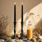 Pair of Hand-Dipped Beeswax Taper Candles
