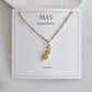 Birth Flower Necklaces - Waterproof
