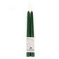 Pair of Hand-Dipped Beeswax Taper Candles: 10" / Black