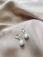 The "Jaymie" Earrings I Pearl Huggies