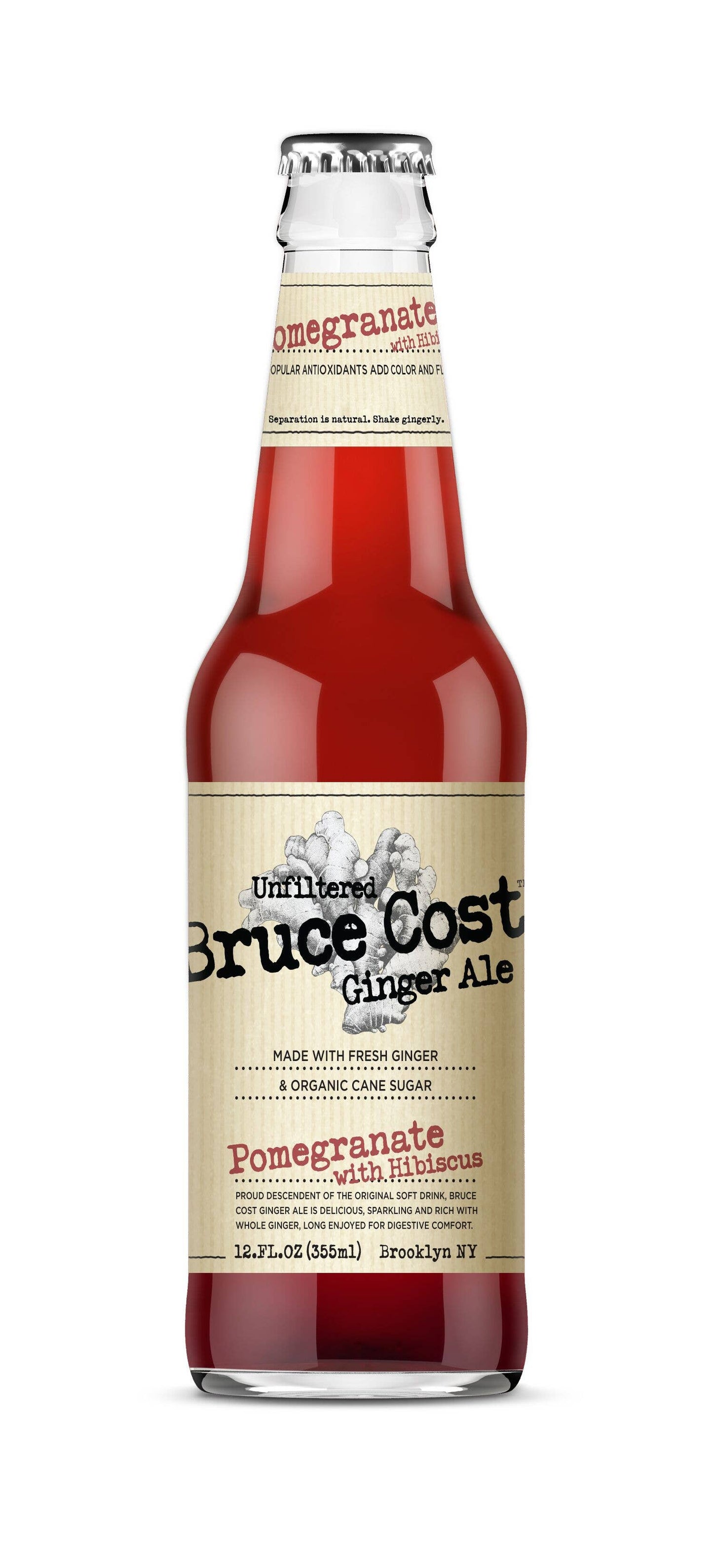 Bruce Cost Ginger Ale - Pomegranate w/ Hibiscus
