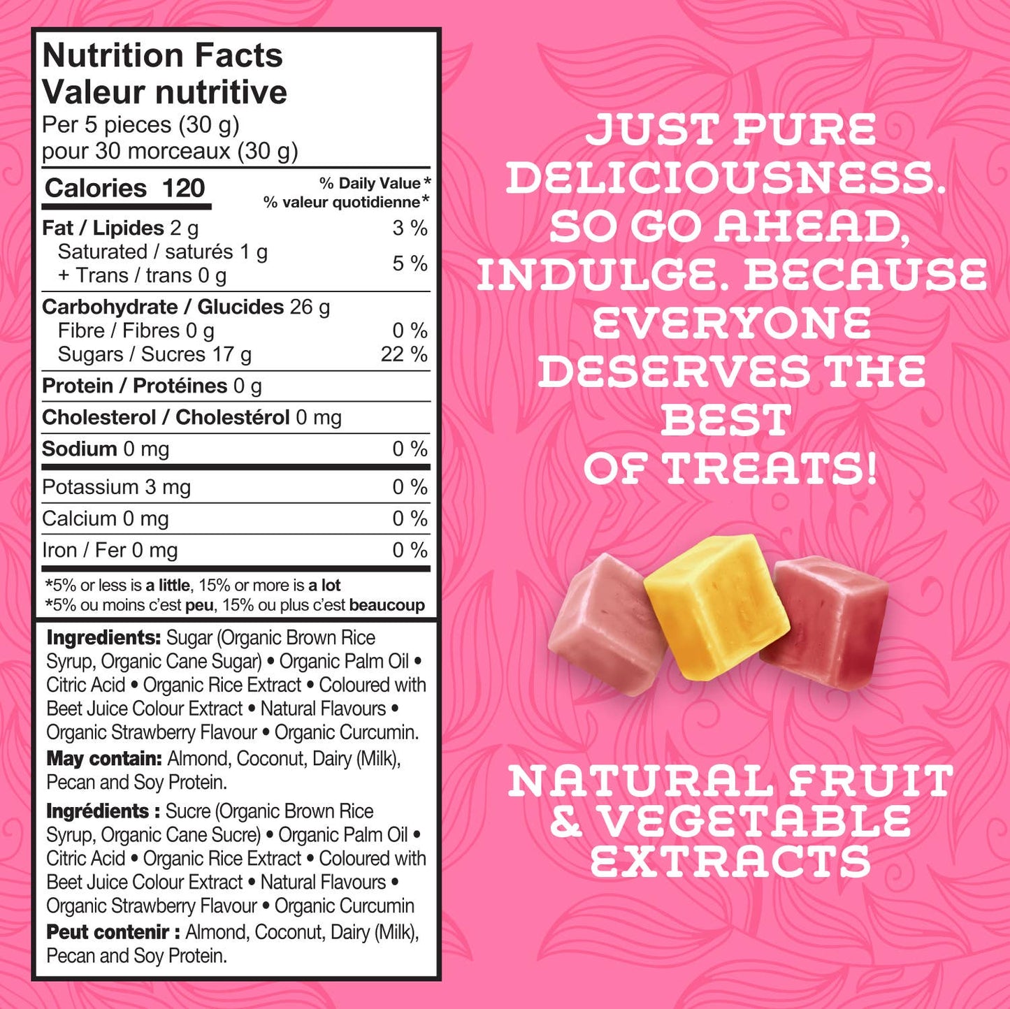 Organic Chewy Candies - Gluten Free Candy, No Dyes