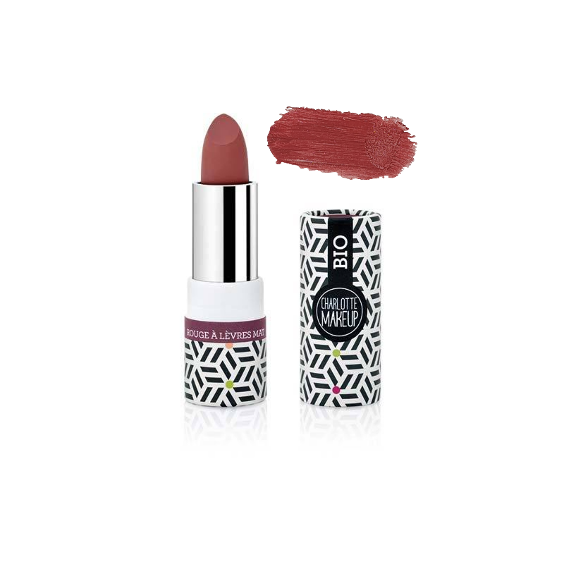 Organic matte lipstick - Poppy