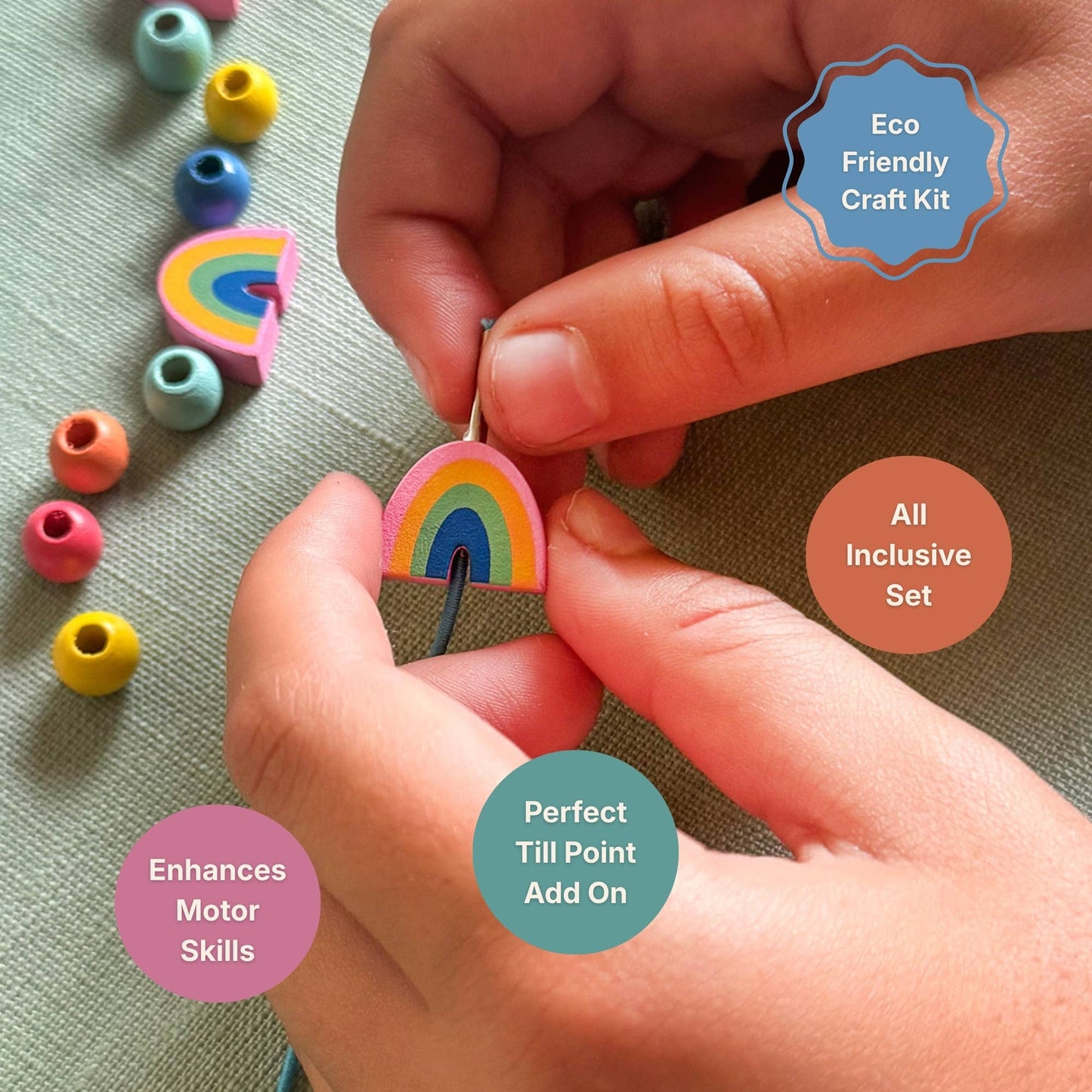 Make Your Own Rainbow Bracelet