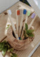 Bamboo Kid's Toothbrush - Green