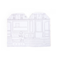 Coloring Books (20p.) + 145 Stickers (Pack of 6)