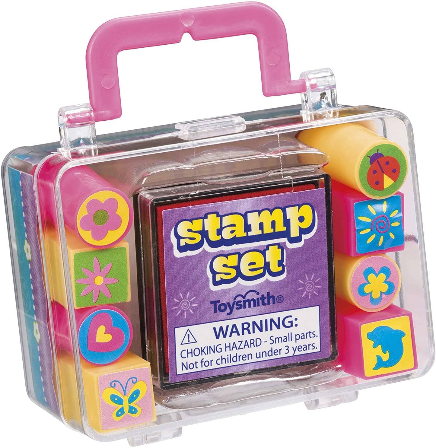 Mini Stamp Sets with Case, 8 stamps, Art Kit, Ink, Decorate