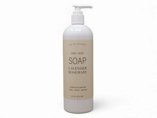 Lavender Rosemary Liquid Hand Soap and Body Wash